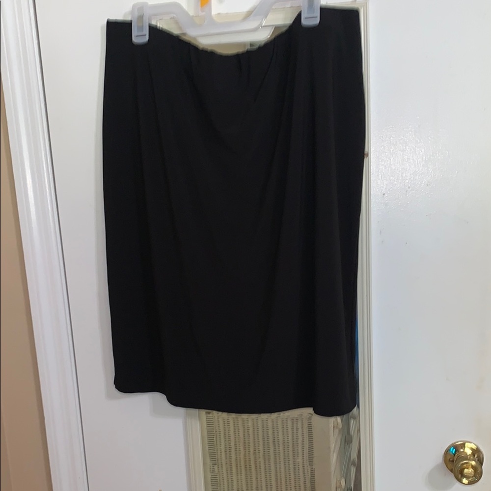 Roz & Ali Black Pencil Skirt for Work